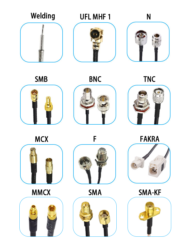 Mmcx to Sma Female 2 Hole Flange cable 7