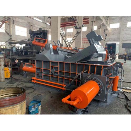 Bale Tilting Hydraulic Mobile Metal Scrap Baling Press