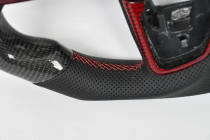 YTcarbon Custom Real Carbon Fiber Steering Wheel For Civic type-R gen 8