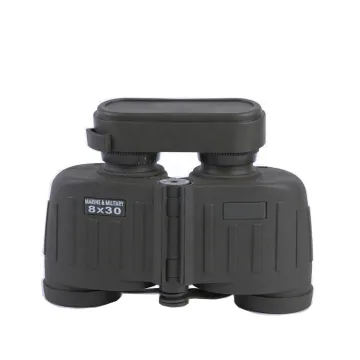 High Quality Shockproof Bak4 Porro Prism Waterproof Binoculars 8x30 with Reticle for Factory Supply