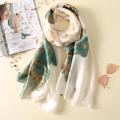 Imitation silke scarf sun block strandhandduk