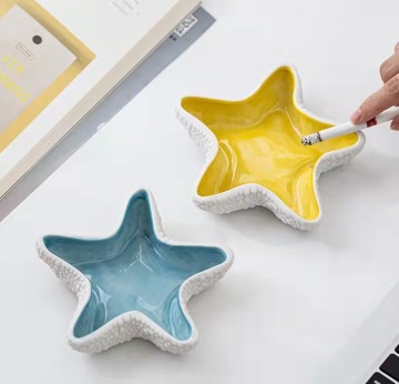 Ashtray Seramik Berbentuk Starfish Custom Murah dengan Logo