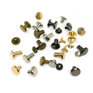 Stainless Steel 5mm Chicago Binding Rivet Screws for Leather