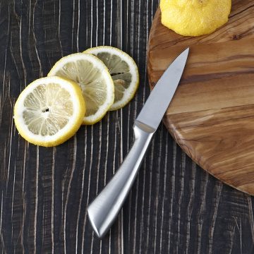 Нож для очистки овощей с полой ручкой из нержавеющей стали