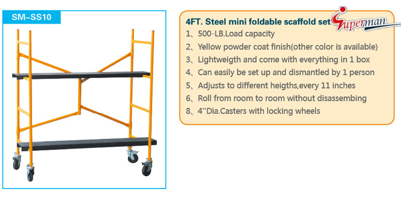 Steel Mini Foldable Scaffold Set with CE