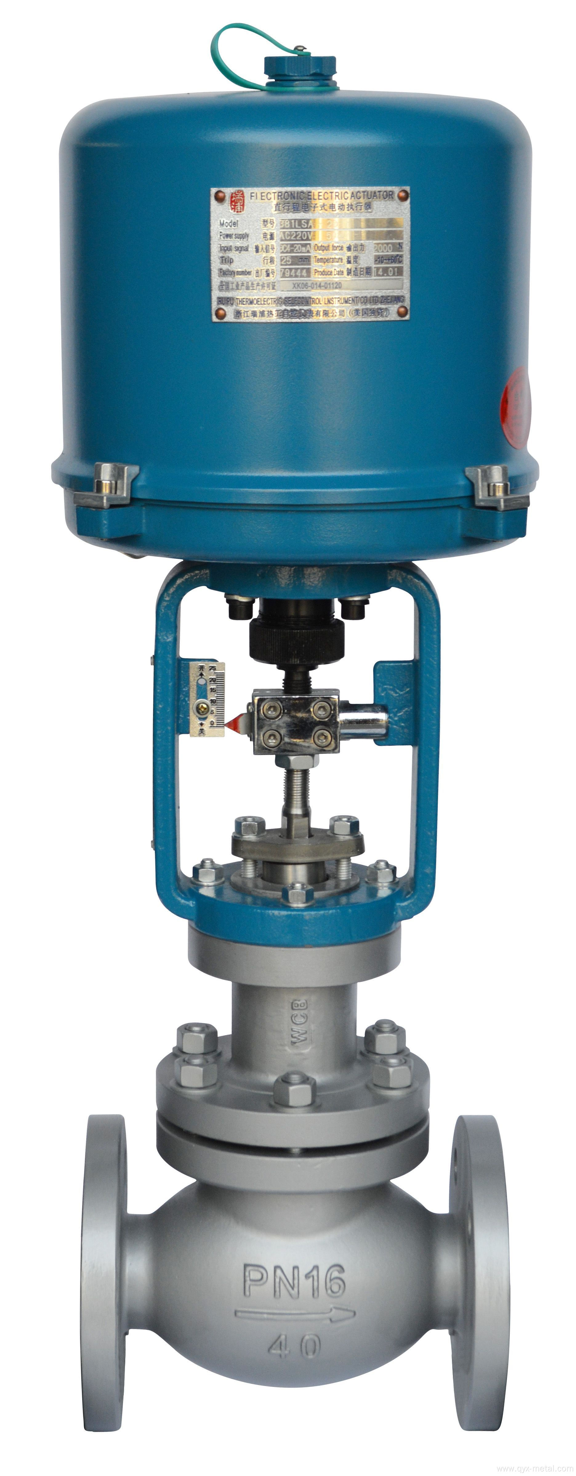 Titanium Electric Single-seat Control Valve
