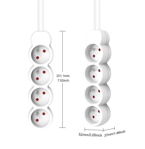 France 4-way power strip