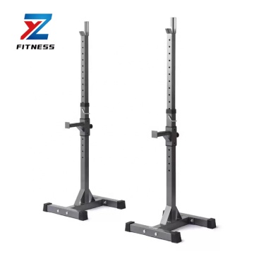 ZYFIT Adjustable Steel Squat Rack and Portable Weight Bench for Gym and Fitness Training