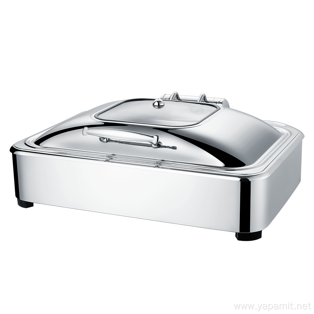 Full Size Chafing Dish Glass Window Lid