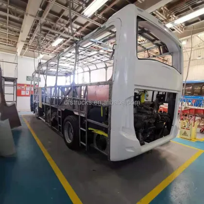 Right Hand Drive Dongfeng 8.5m 157.7kWh Coach Bus Electrical Frame Chassis