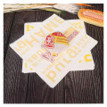 Disposable take-out scraps of paper