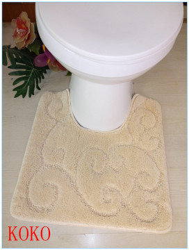 2pcs water proof bath rug for toilet