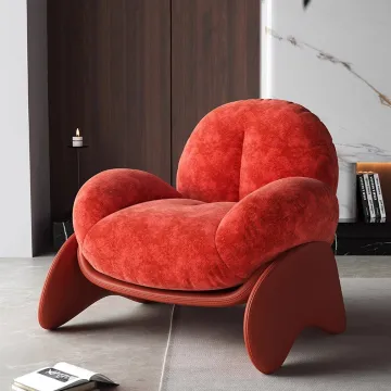 Modern Velvet Lazy Sofa Chair for Living Room