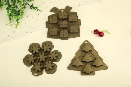 Silicone Christmas snowflake cake mold