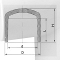 ASTM D2846 Pasokan Air Cpvc End Cap