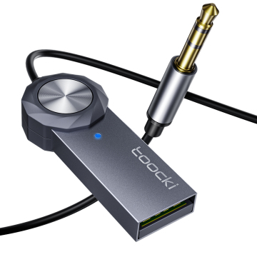 Toocki Accessories 5.0 Aux Cable USB to 3.5mm Bluetooth Transmitter for Car