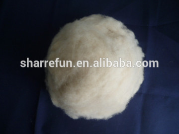 Dehaired Pure Cashmere Fibre Ivory 16.5mic 26-38mm from Mongolia