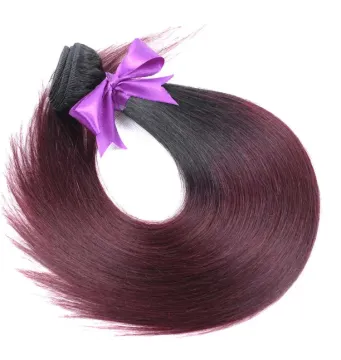 Wholesale Best Quality Malaysian Color 1B-99J Hair Weave Dark Red Hair Cheap Straight 100% Malaysian Human Hair Extension