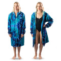 Waterproof Swim Parka Removable Sleeve Long Coat Poncho