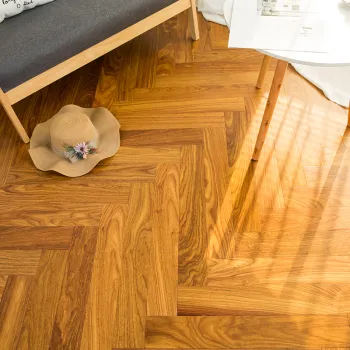 Prefinished herringbone kosso wood flooring