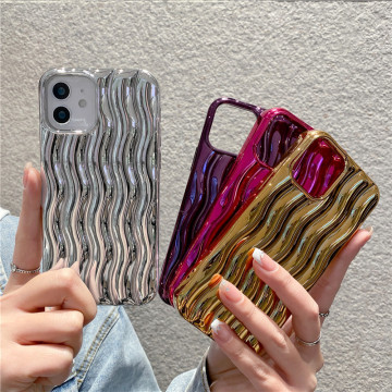 3D Water Ripple Soft Silicon Phone Case for iPhone 15 Pro Max 14 13 12 11 Pro Max