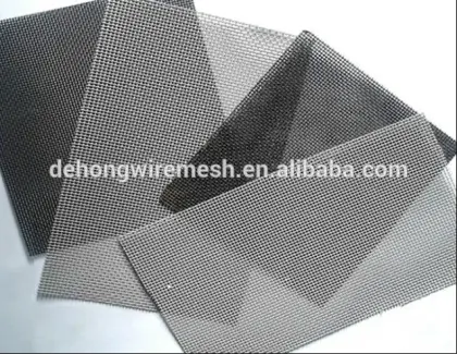 Powder coated stainless steel security window screen/Anti-theft window screen