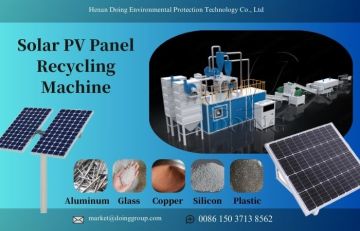 Solar Panel Recycling Production Line | Automatic Waste Solar Panel Recycling Plant for PV Module Recycling