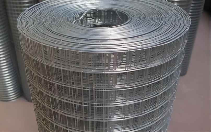 Galvanized welded wire mesh roll