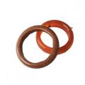 Goldstone 6T Stone Band Rings for Women Men Healing Chakra Stackable Ring Balance Energy