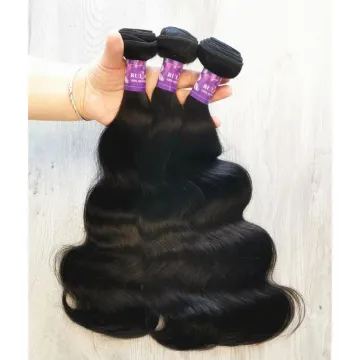 X-TRESS RuiMei Natural Color Loose Wave Human Hair Bundles Raw Peruvian Cuticle Aligned Human Hair Extension Sample Available