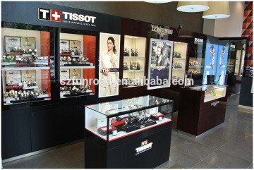 Modern glass vitrine display showcase for watch shop furniture