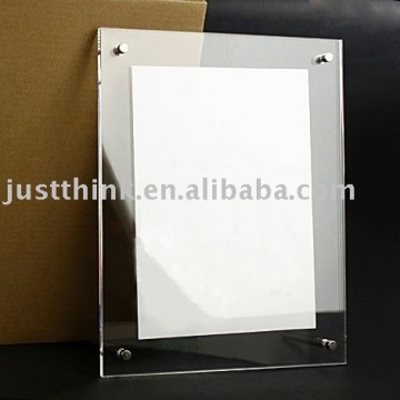 Professional Custom Acrylic Wall Display Frame FZ-PF1129