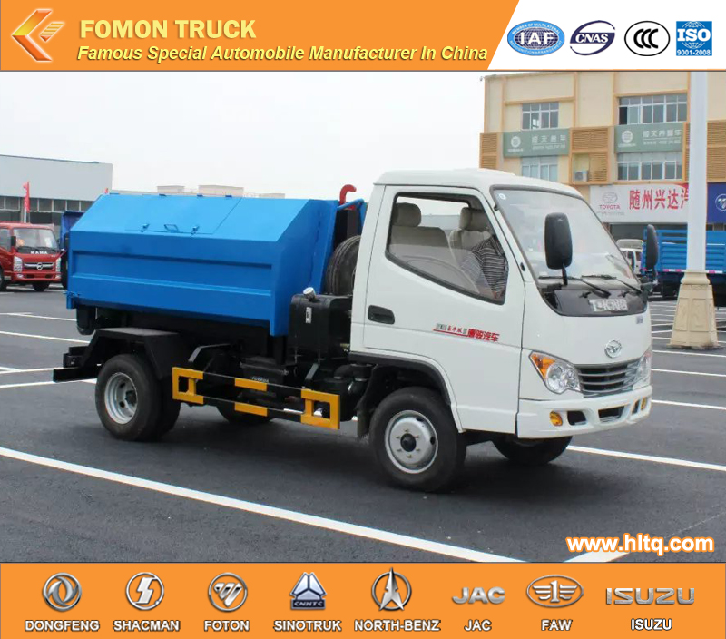 T•KNG hook lift garbage truck