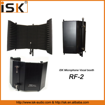 iSK microphone isolation shield Vocal Isolation Booth RF-2
