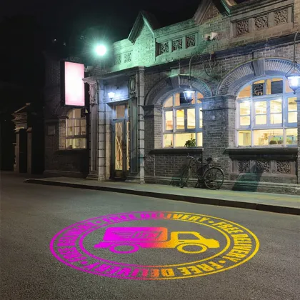 Customized 30W LED Projector for Outdoor Advertising: Logo Step Lights & Welcome Lights