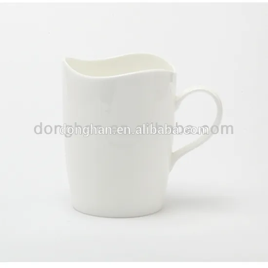 China hot design white sublimation porcelain mugs