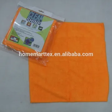 oringe color clean cloth towel plush microfiber towels
