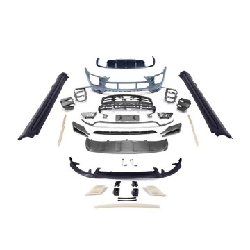 Turbo Body Kit für Porsche Macan 2014-2017: vorderer Stoßfänger Kühlergrill, Lippen, Heckdiffusor, Seitenröcke - TKT Small Kit
