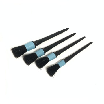Kit de cepillo de limpieza interior de automóvil multifuncional - 4pcs jabalí que detalla los cepillos