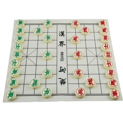 Eco-friendly Silicon Chinese Chess Set with Silicon Chessboard