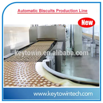 Automatic cookies and cracker biscuits production line