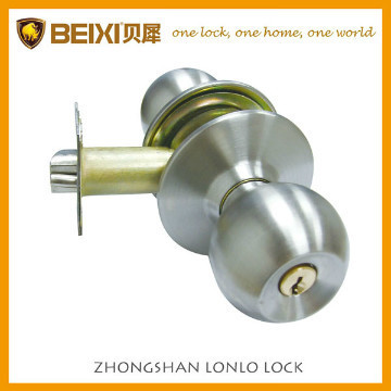 Stainless steel cylindrical lock door