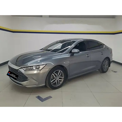 QIN Plus Chinese Cheap Electric Car Second Hand BYD Used BYD HPEV Hybrid EV 2021 DM-i 55km Flagship Edition