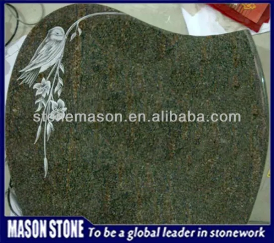 headtone bird carved 2013 granit memorial