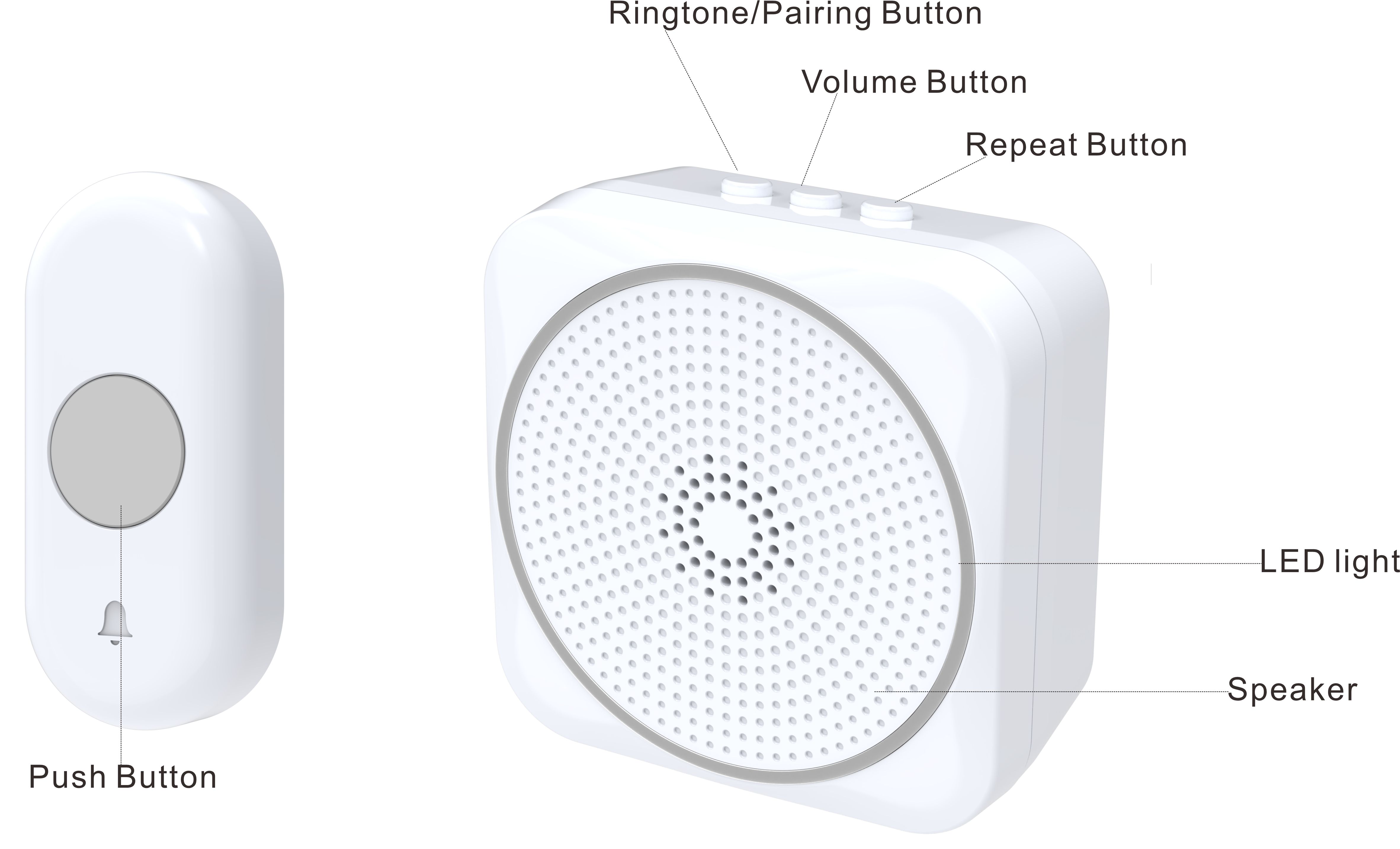 HC-616B,wireless doorbell