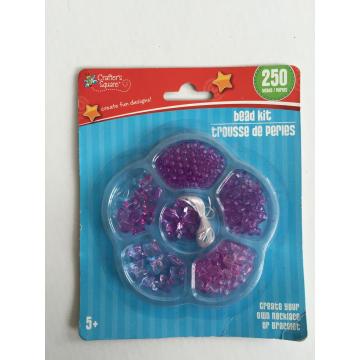 plastic beads set assorted color