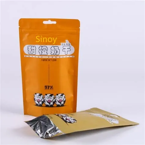Reusable gravure printed plastic bag for snack cookie food