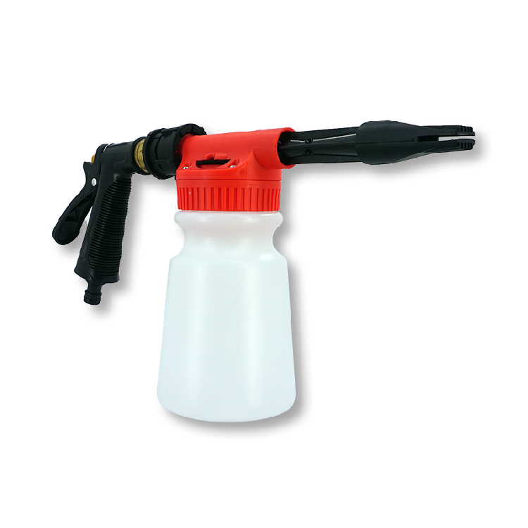 Sprayer de lavagem de mangueira ajustável Limpeza de espuma de pistola de pistola de água Sapato de sabão de água de água 900 ml canhão de espuma prenda a qualquer mangueira de jardim