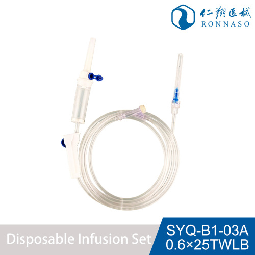 Sistema de infusión desechable SYQ B1 03A de un solo uso
