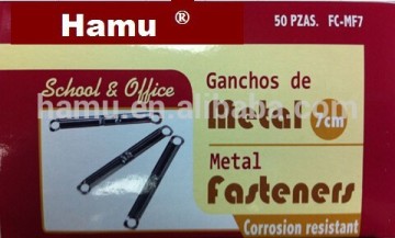 School And Office Metal Clips Paper File Fastener
